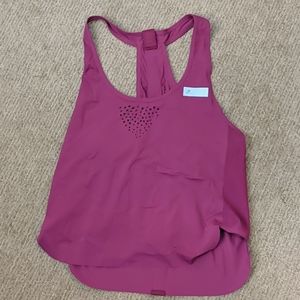 Gymshark Retired T-bar Cropped Vest Deep Plum